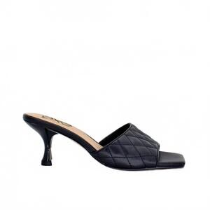 NEW EXE women's quilted slide mule in black